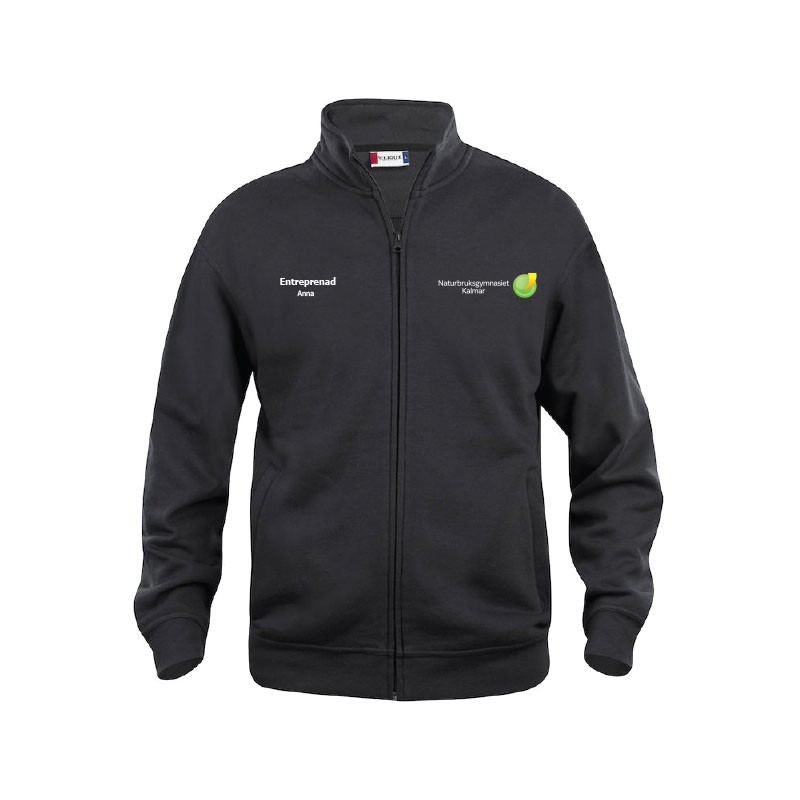 Cardigan med hel dragkedja