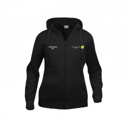 Hood med hel dragkedja dam